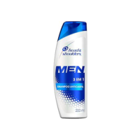 Head & shoulders Head & Shoulders - Shampoo Anticaspa Masculino 3 Em 1 Protege Contra A Caspa Shampoo Masculino Hidratante 200 Ml​​