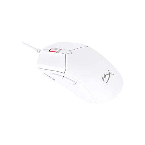 Mouse Gamer HyperX Pulsefire Haste 2 - Design Super Leve de 53g, Sensor de precisão HyperX 26K, Até 26000 DPI, 8000HZ, Cabo Ultraflexível, Branco (6N0A8AA)
