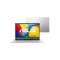 Notebook ASUS Vivobook 15 M1502, AMD Ryzen 7 5825U, 16GB RAM, 512 GB SSD, KeepOS, Tela 15.6, FHD, Cool Silver - M1502YA-NJ612