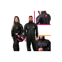 Capa De Chuva Pvc Impermeável Masculina Feminina Pioneira