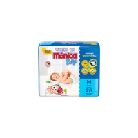 Fralda Turma da Mônica Baby Jumbo M 28 Unidades