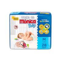 Fralda Turma da Mônica Baby Jumbo M 28 Unidades