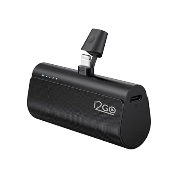 I2GO, Carregador Portátil (Power Bank), Pocket, 5000mAh, Não Necessita Cabos, Modelo Lightning