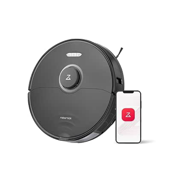 Robo Aspirador de Pó roborock S8 Robot, escova DuoRoller, sucção 6000Pa, desvio de obstáculos com IA reativa 2.0, esfregão sônico com elevação automática, funciona com a Alexa, ideal para pets, preto