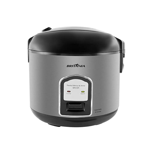Panela de arroz, Bpa10pi, 10 xícaras, Preto, 110v, Britânia