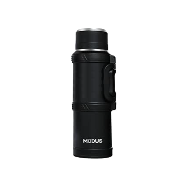 MODUS Garrafa Térmica De Aço Inoxidável Com Isolamento A Vácuo De Grande Capacidade 2400ML (Preto)