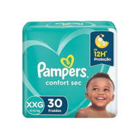 Fralda Pampers Confort Sec XXG - 30 fraldas