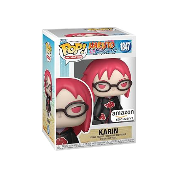 Funko Animação Pop: Naruto Shippuden - Karin, Exclusivo da Amazon - Boneco de Vinil Colecionável - Ideia de Presente - Mercadoria Oficial - Brinquedos para Crianças e Adultos - Fãs de Anime - Figura