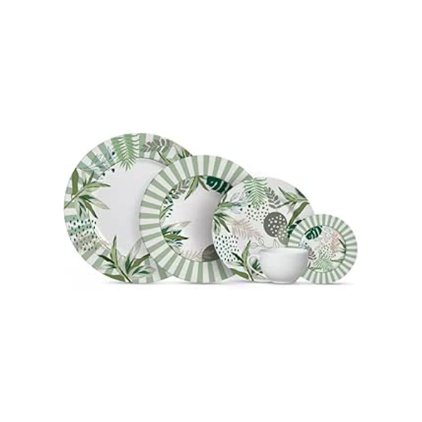 Aparelho de Jantar 20 pçs Herbal Strip Alleanza