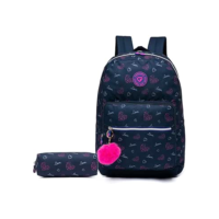 Mochila Estojo Escolar Ferrazzi Casual Feminina Love
