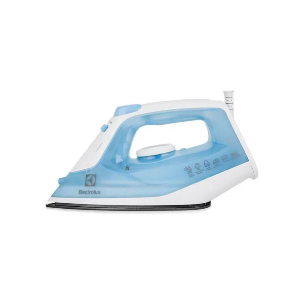 Ferro de Passar Vapor e Seco Electrolux Base Antiaderente Vapor Vertical Extra 1200W Cabo 1.65m Azul SIE60