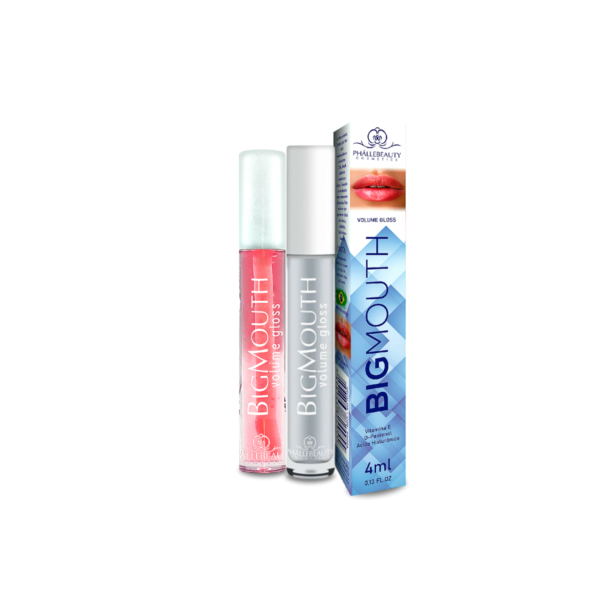 02 Big Mouth Volume Gloss PHALLEBEAUTY(Rosa e Incolor)