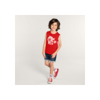 Camiseta Regata Unissex Flamengo Infantil Brandili