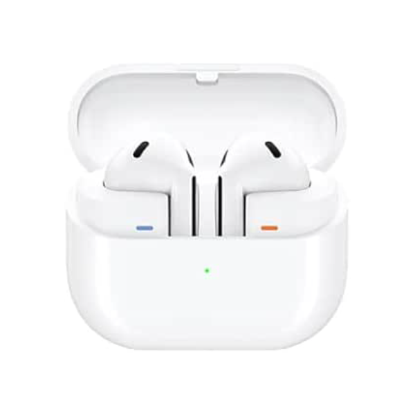 Fone de ouvido Buds3, bateria de 12 horas, cancelamento de ruído, resistente à água, som por IA, microfones de chamadas, compatível Android e iOS, novo lacrado com Nota Fiscal e Garantia - Branco