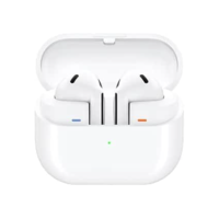 Fone de ouvido Buds3, bateria de 12 horas, cancelamento de ruído, resistente à água, som por IA, microfones de chamadas, compatível Android e iOS, novo lacrado com Nota Fiscal e Garantia - Branco