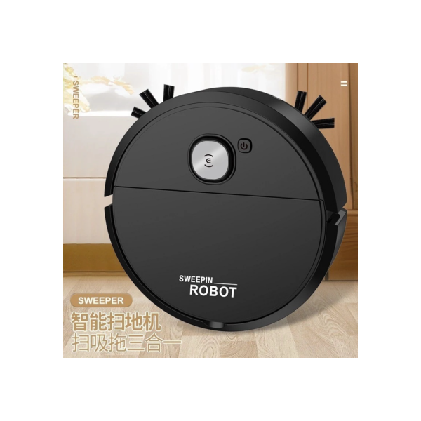 Robô Varredora/Aspirador De Pó Automática 3 Em 1 Limpeza Doméstica Robótico Inteligente E Silencioso