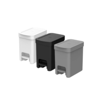 Lixeira de Pedal Trium 6L Para Cozinha, Pia e Banheiro - Ou Martiplast