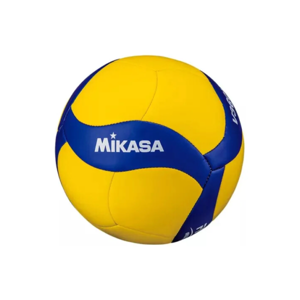 Bola Vôlei de Quadra Mikasa V360W voleibol Oficial Fivb amarelo e azul