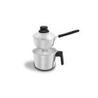 Cuscuzeiro Individual Nordestino e Cozi Vapor Alumínio