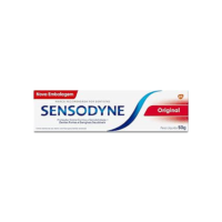 Sensodyne Creme Dental Original, Proteção Diária Para Dentes Sensíveis, Dentes Fortes e Gengivas Saudáveis, 50g