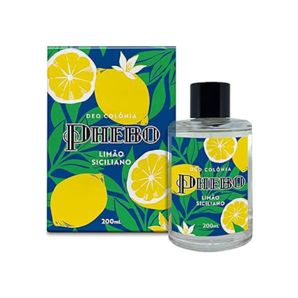 PHEBO - Deo Colônia Limão Siciliano 200ml