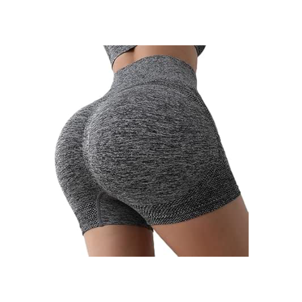 Short Modelador de Bumbum para Academia, Cós Alto Antideslizante, Compressão e Efeito Lifting, Ideal para Treino