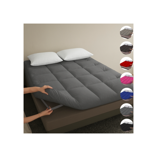 Pillow Top Percal 400 Fios Macio Super King Queen Casal Envio Imediato