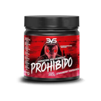 3VS Nutrition Pré Treino Prohibido 360g Sabor Morango