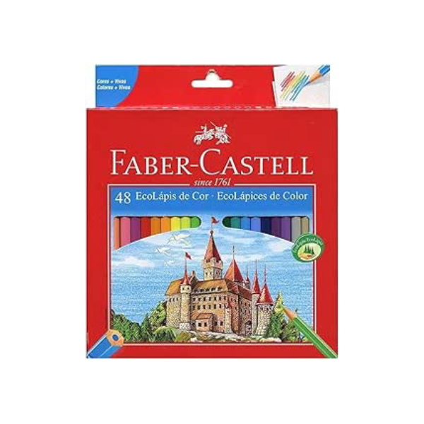 EcoLápis com 48 Cores, Faber-Castell, 120148G, Grafite
