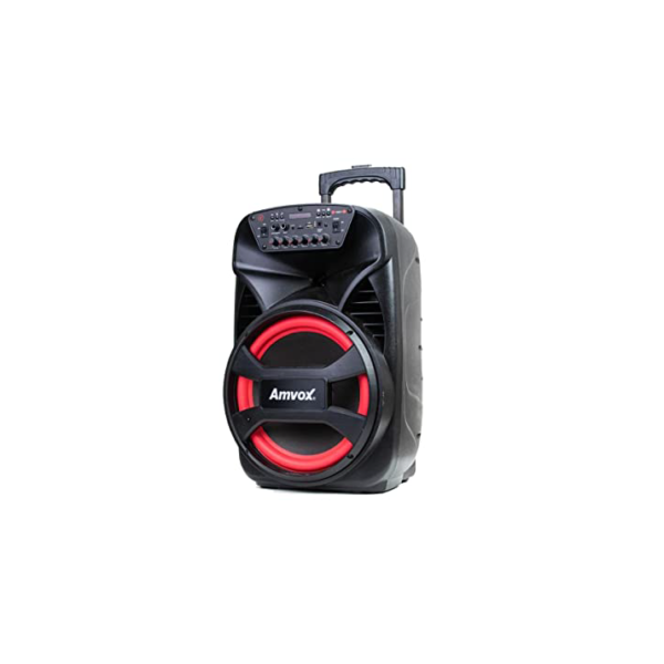 Amvox Caixa de Som Amplificada ACA 480 Viper II - 480W RMS, Bluetooth, Equalizador, Rádio FM, USB