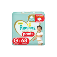 Fralda Pampers Pants Premium Care G - 68 fraldas