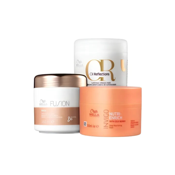 Kit Wella Cronograma Capilar Fios Perfeitos 3 Produtos