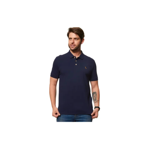 Camisa Masculina Polo Piquet Básica Em Algodão Reserva