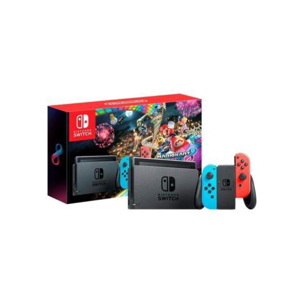 Nintendo Switch, 32GB, 1 Par Joy-con + Mario Kart 8