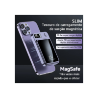 Carregador Portátil Para Iphone Indução Magsafe Powerbank 10000 mAh Battery Pack -Y211