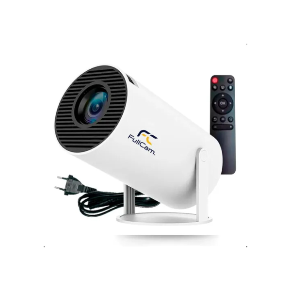 Mini Projetor Portátil Fullcam 4k Android Full Hd Smart Wifi Cinema Home Hy300