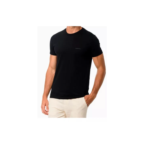 Camiseta Calvin Klein Jeans Masculina Light New Logo Preta