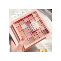 Paleta de sombras-25 cores foscas e peroladas para maquiagem profissional