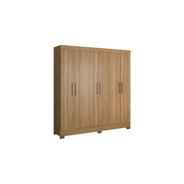 Guarda-roupa Casal 6 Portas 3 Gavetas - Demóbile Prático
