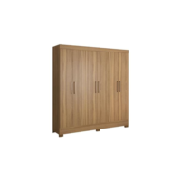 Guarda-roupa Casal 6 Portas 3 Gavetas - Demóbile Prático