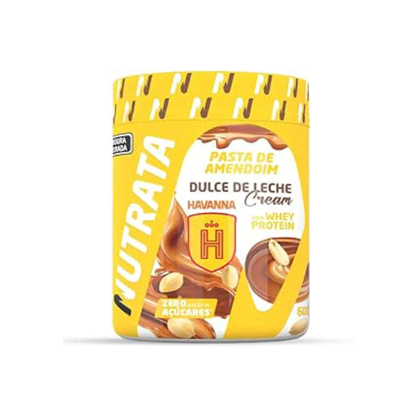 Nutrata Pasta de Amendoim Sabor Dulce de Leche Havanna CREAM 600g