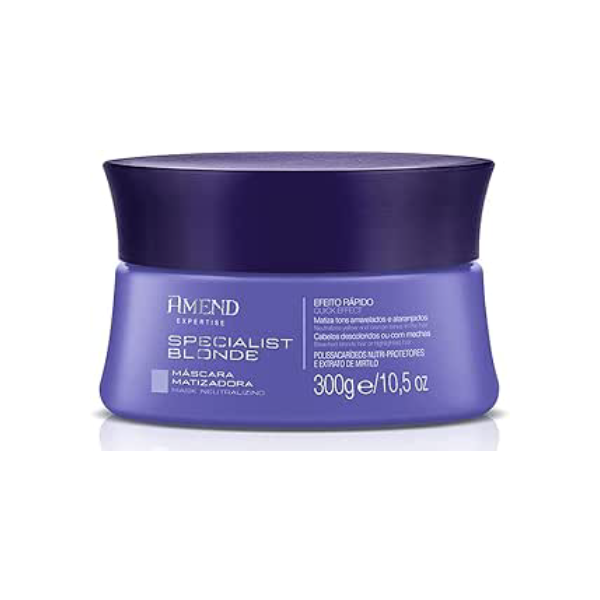 Máscara Matizadora Amend Specialist Blonde 300 G