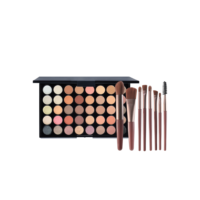 Paleta de Sombras com 40 Cores - Acabamento Matte e Shimmer, Alta Pigmentação, Efeito Esfumado e Longa Duração.