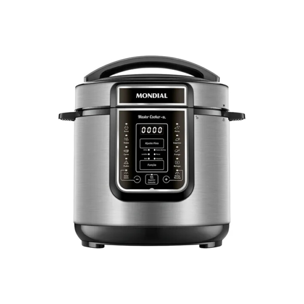 Panela Elétrica Pe-60-6l Digital Pressão 6l Mondial Cor Preto Frequência 60hz