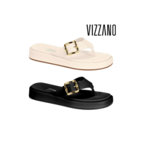 Chinelo Feminino Vizzano Flatform Confort Fivela Macio Versátil Confortável Original