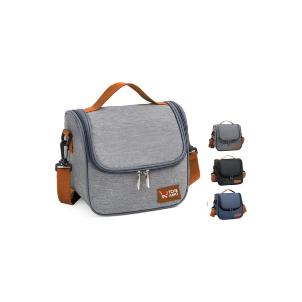 Bolsa Isotérmica Térmica Lancheira Marmita Sacola Para Academia Trabalho Escola e Passeios Alça Removivel Tche Amo