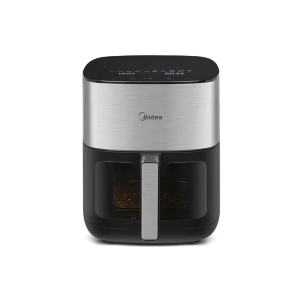 Fritadeira Air Fryer 6l Smart Chef Pro Midea Cor Inox