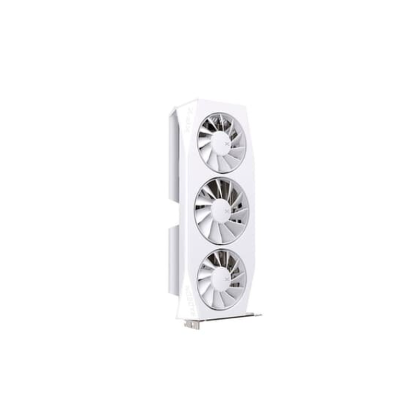 Placa de vídeo XFX RX 9060XT OCMercury AMD Radeon White Gaming Graphics Card 16GB - RX-96TMERCW9A Elegância Encontra a Potência: XFX Mercury RX 9060 XT White Edition
