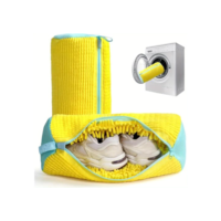 Saco de Lavagem para Calçados, Protetor de Tênis para Máquina de Lavar, Macio, Lavagem 360 Graus, Tamanho Grande para Tênis e Sapatos Diversos