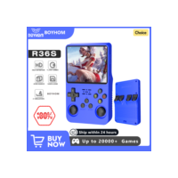 Open Source R36S Retro Handheld Video Game Console Linux Sistema 3,5 polegadas IPS tela portátil Pocket Video Player 64GB Jogos